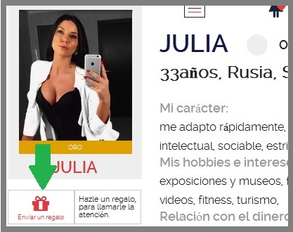 regalo para mujer rusa y ucraniana